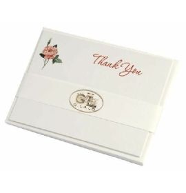 #9555/00 Floral Watercolor Thank you cards