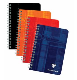 Clairefontaine - Classic Notebook - Wirebound - Lined - 90 Sheets - 3 1/2 x 5 1/2" - Assorted