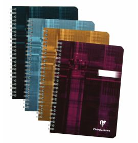 Clairefontaine - Classic Notebook - Wirebound - Lined - 90 Sheets - 6 x 8" - Assorted